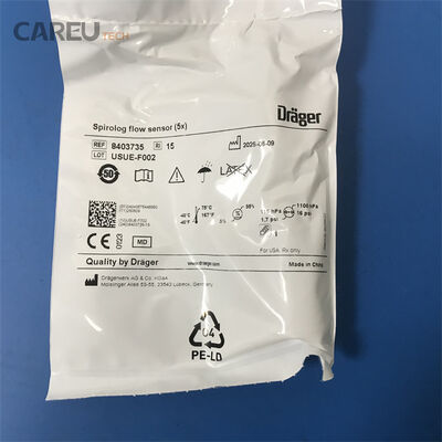 Drager 8403735 Spirolog Flow Sensor For Ventilators